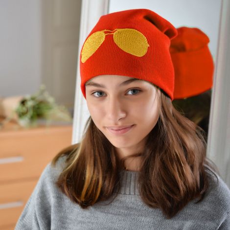 Hat for girls red