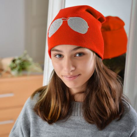 Hat for girls red
