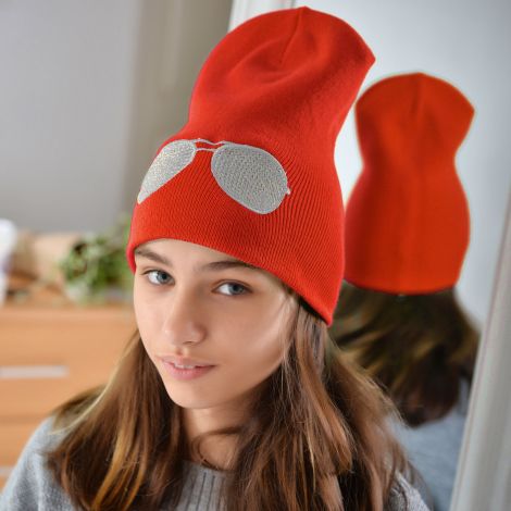 Hat for girls red