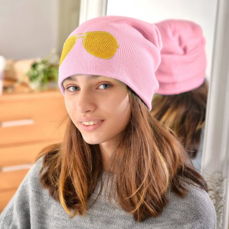 Hat for girls pink