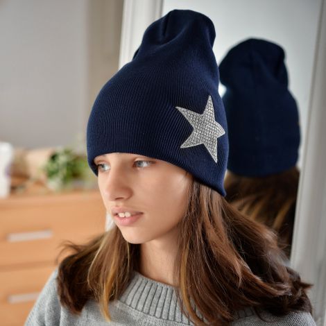 Hat for girls blue