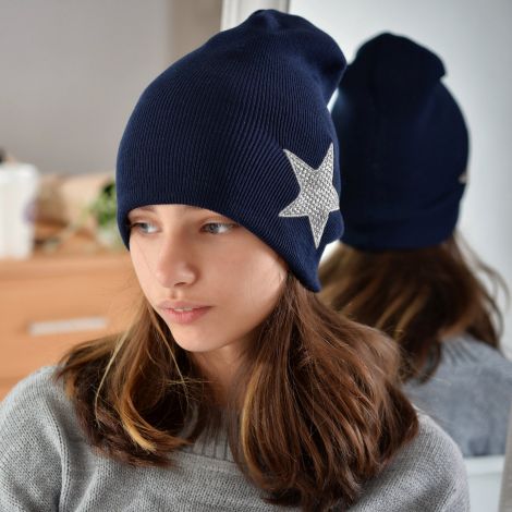 Hat for girls blue