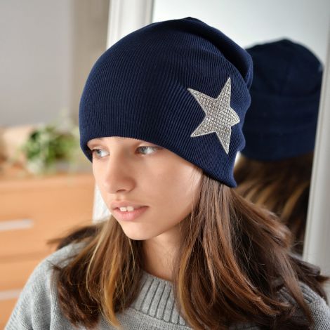 Hat for girls blue