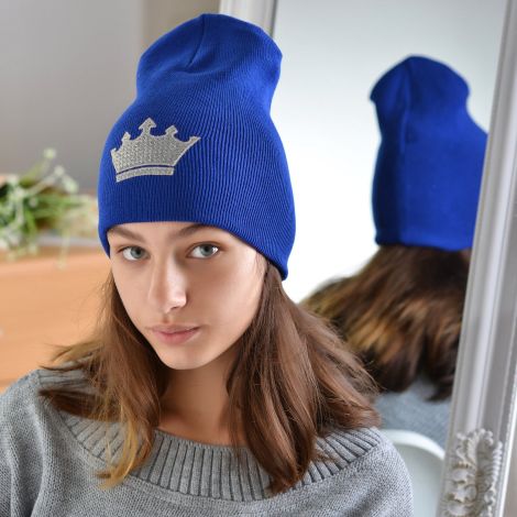 Шапка для дівчаток електрик