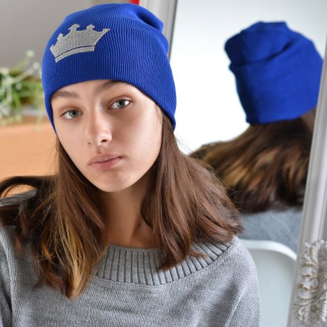 Шапка для дівчаток електрик