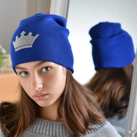 Шапка для дівчаток електрик