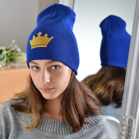 Шапка для дівчаток електрик