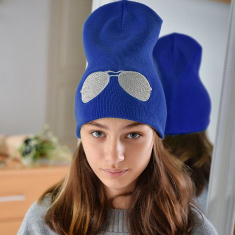 Шапка для дівчаток електрик