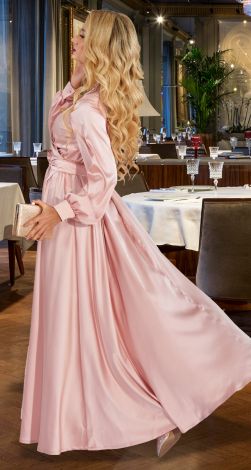 Шовкова вечірня сукня