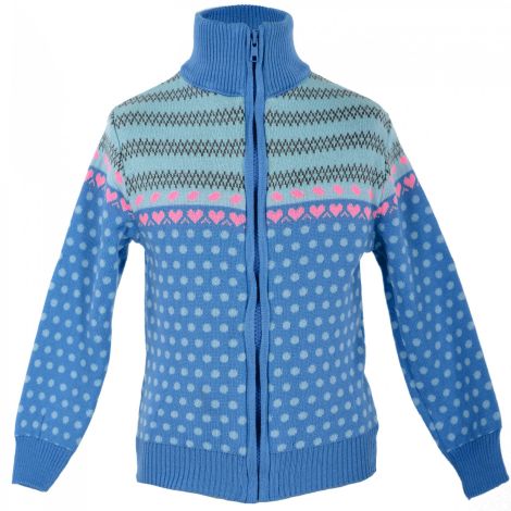 Кофта на дівчаток горошок