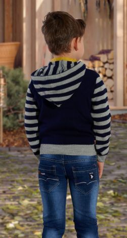 Кофта на хлопчика з капюшоном