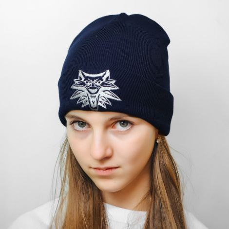 Шапка відьмак синя