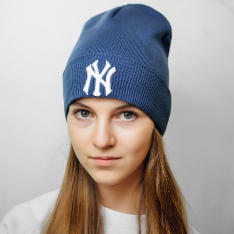 Шапка New York джинс