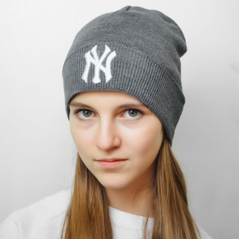 Шапка New York сіра