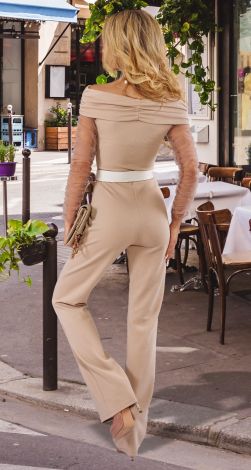 Комбінезон із відкритими плечима