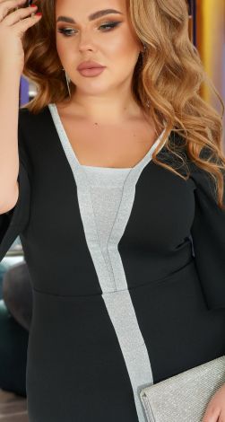 Длинное вечернее платье батал