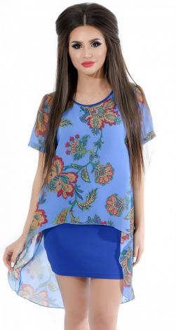 Платье с принтом