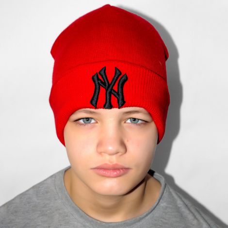 Hat for a boy with embroidery