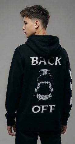 ЧОРНЕ ХУДІ «OFF MODE» — ВКЛЮЧИ РЕЖИМ ХИЖАКА