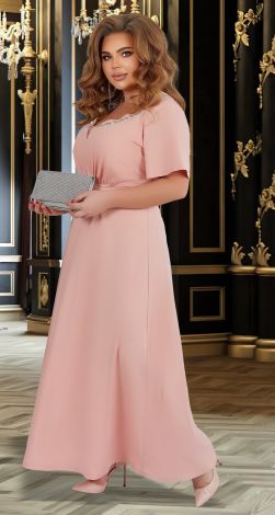 Нарядное платье батал