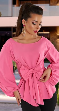 Beautiful blouse with a bow
