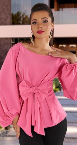 Beautiful blouse with a bow