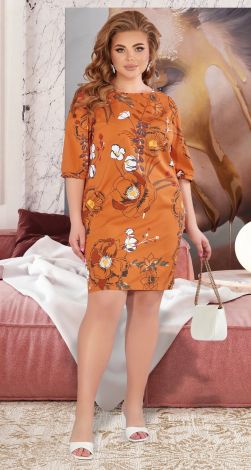 Летнее молодёжное платье большого размера