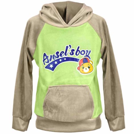 Velor suit for girls