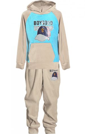 Velor suit for girls