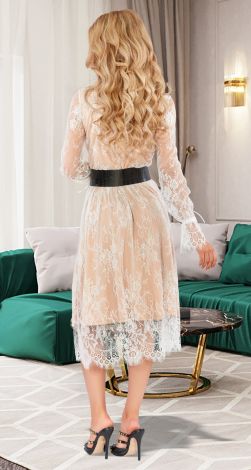 Красивое гипюровое платье