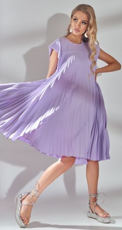 Платье в складку плиссе