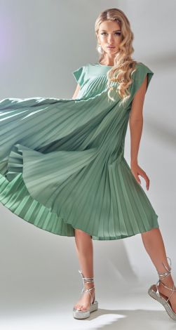 Платье в складку плиссе