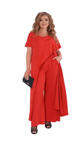 Нарядный брючный костюм большого размера