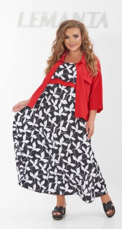 Сарафан с жакетом большого размера