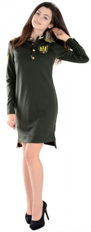 Платье с трезубцем