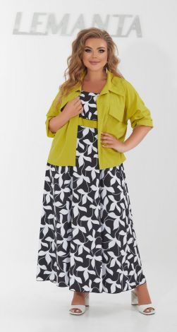 Сарафан с жакетом большого размера