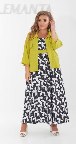 Сарафан с жакетом большого размера