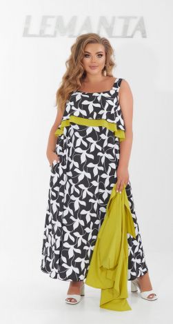 Сарафан с жакетом большого размера