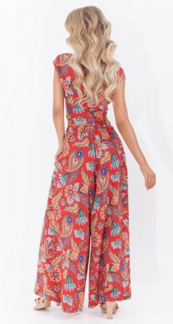 Літній костюм зі спідницею брюками