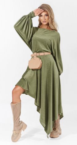 Костюм із трикотажного вельвету