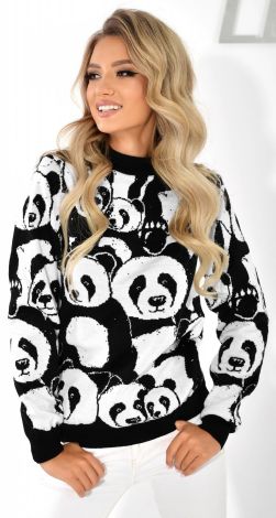 Свитер панда