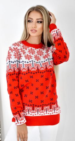 Свитер со снежинками