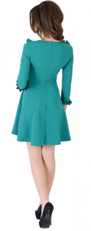 Стильне плаття з оборочками