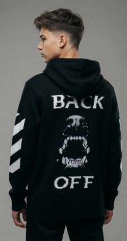 ЧОРНЕ ХУДІ «OFF MODE» — ВКЛЮЧИ РЕЖИМ ХИЖАКА