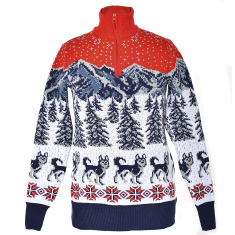 Кофта волки