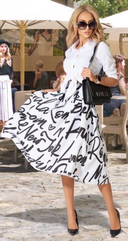 Красива спідниця, що розкльошує