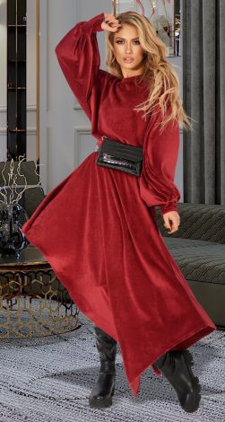 Костюм із трикотажного вельвету