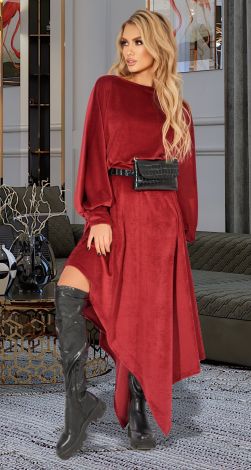 Костюм із трикотажного вельвету