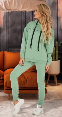 Жіночий стильний теплий костюм на флісі