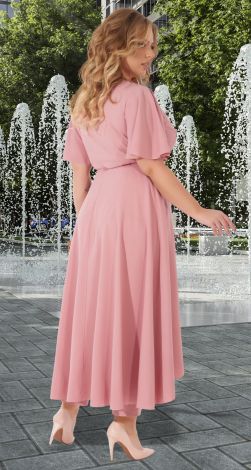 Нарядный костюм с брюками большого размера